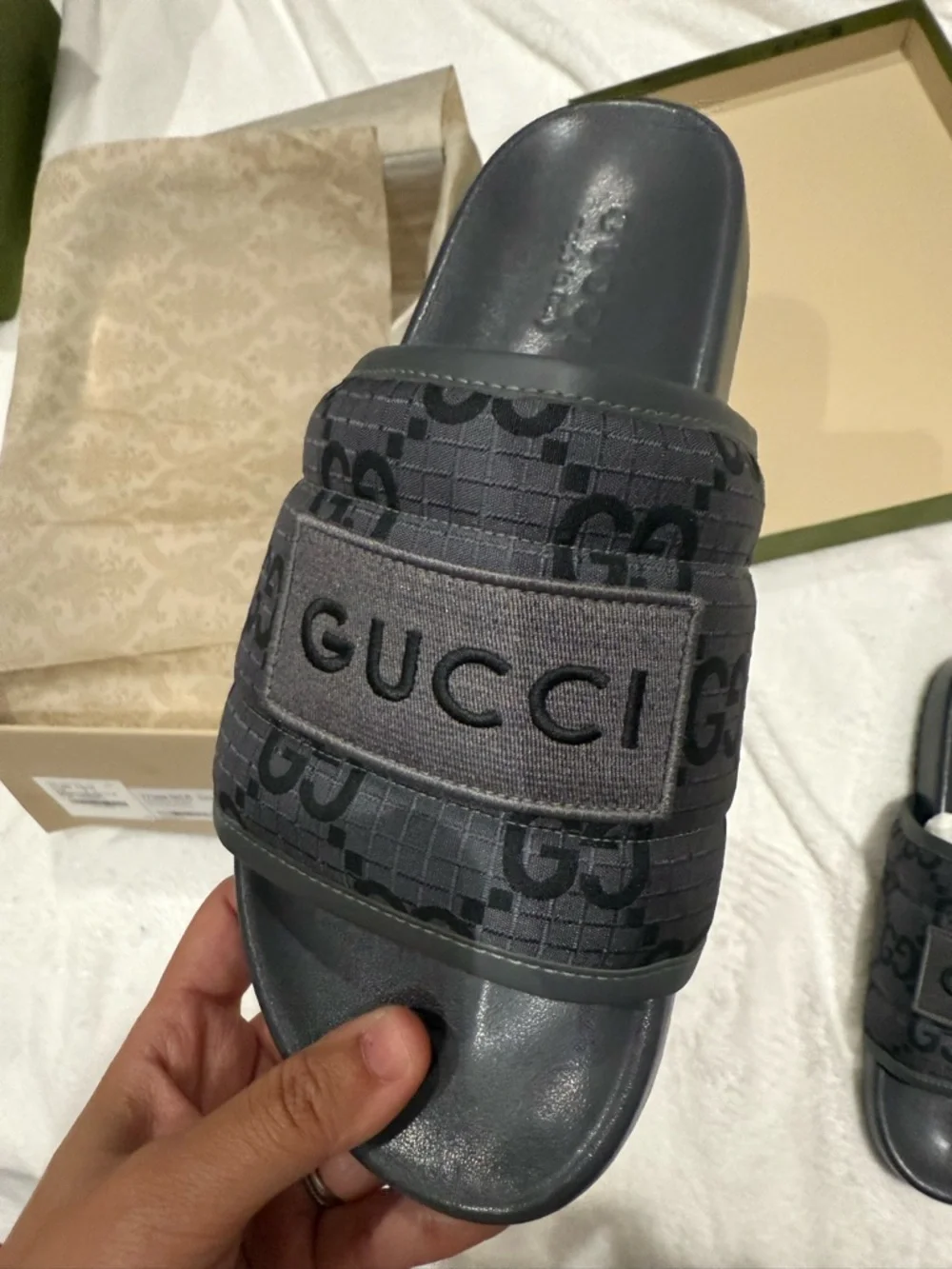 Gucci rubber slide
